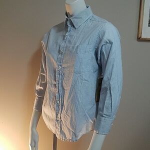 NWT Ruff Hewn Blue & White Button Down Shirt (S)